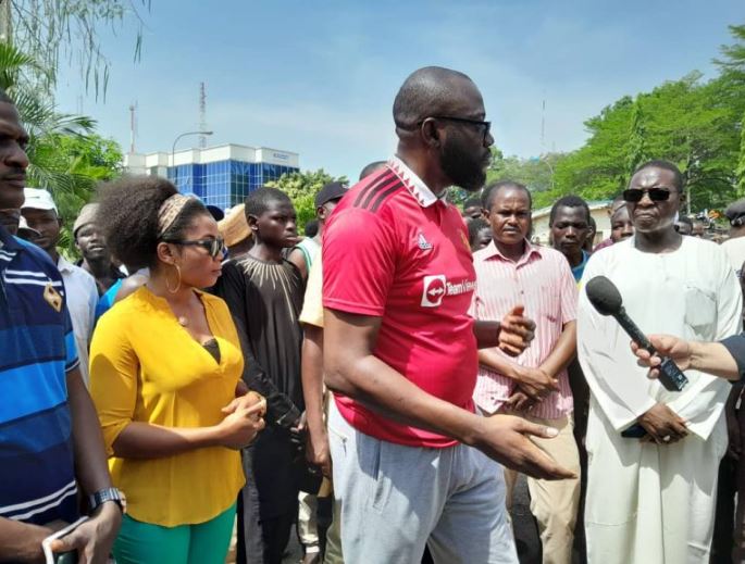 NigeriaElections2023 Again, Protesters Storm INEC Collation Centre